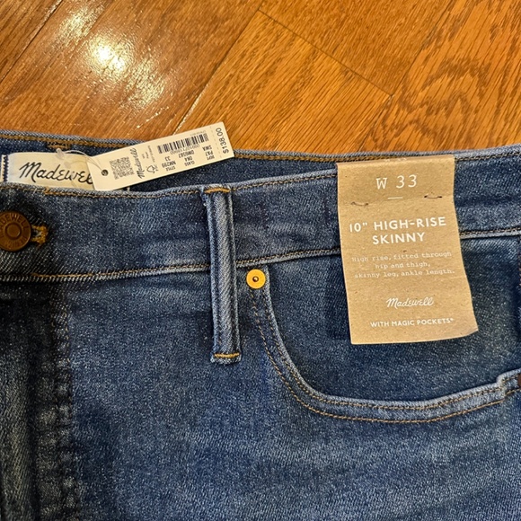 Madewell 10” High-Rise Skinny - Picture 3 of 4